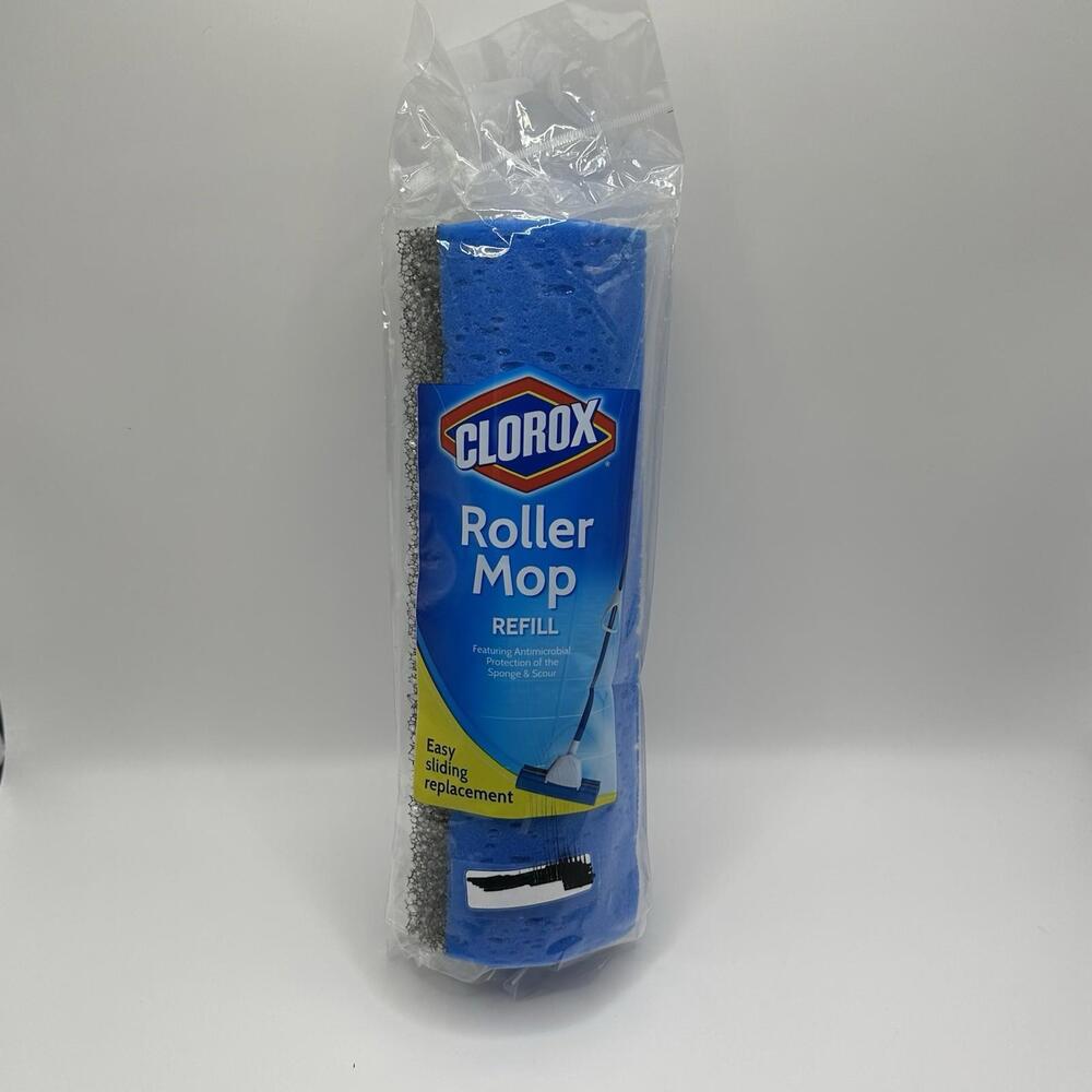 Clorox Roller Mop REFILL Anti-Microbial Protection Easy Slide Replacement Sponge